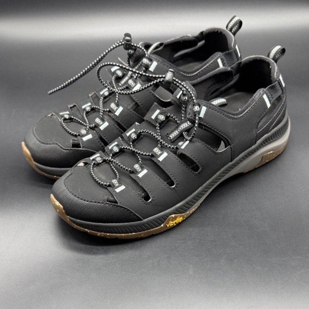 Dansko Kandi Womens Black Bungee Lace Vibram Sole Athletic Sandals 39 4722101200